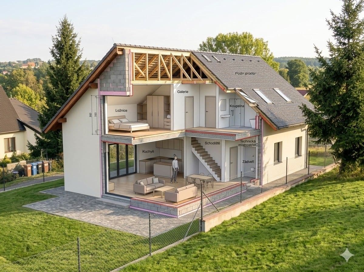 Predaj domu 115 m², pozemek 600 m², Staré Hodějovice, Jihočeský kraj Predaj domu 115 m², pozemek 600 m², Staré Hodějovice, Jihočeský kraj