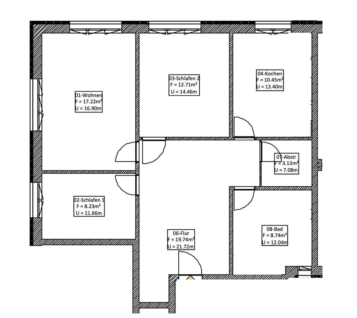 Prenájom bytu 3-izbový 79 m², Rütersbarg 6, Hamburg, Hamburg Prenájom bytu 3-izbový 79 m², Rütersbarg 6, Hamburg, Hamburg