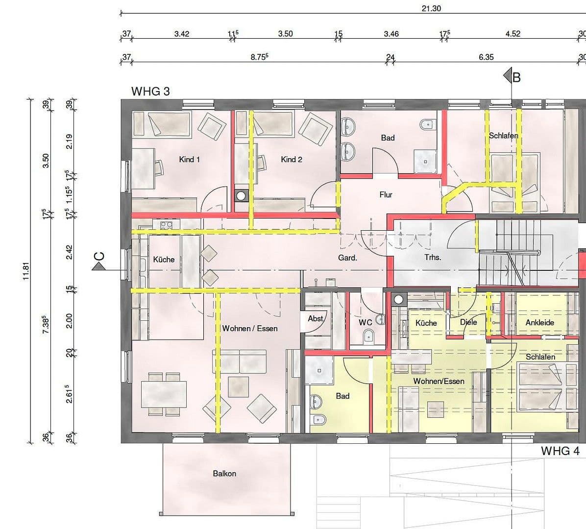 Prenájom bytu 4-izbový 111 m², Crailsheimer Str. 2, Frankenhardt, Bádensko-Wurttembersko Prenájom bytu 4-izbový 111 m², Crailsheimer Str. 2, Frankenhardt, Bádensko-Wurttembersko