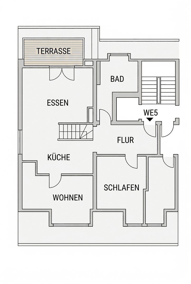 Prenájom bytu 3-izbový 90 m², Christophstraße 18-20, Essen, Severné Porýnie - Westfálsko Prenájom bytu 3-izbový 90 m², Christophstraße 18-20, Essen, Severné Porýnie - Westfálsko