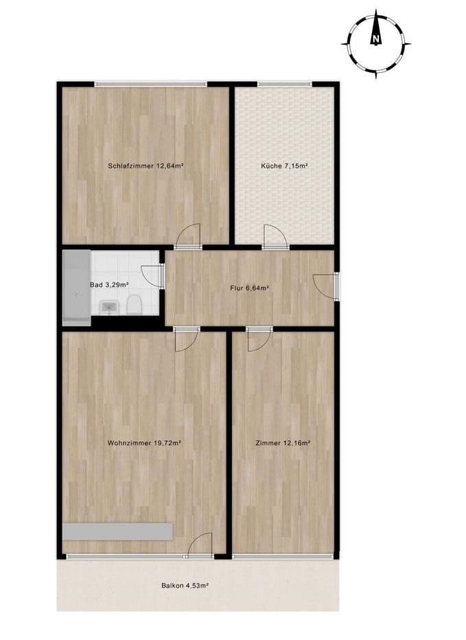 Predaj bytu 3-izbový 67 m², München, Bavorsko Predaj bytu 3-izbový 67 m², München, Bavorsko