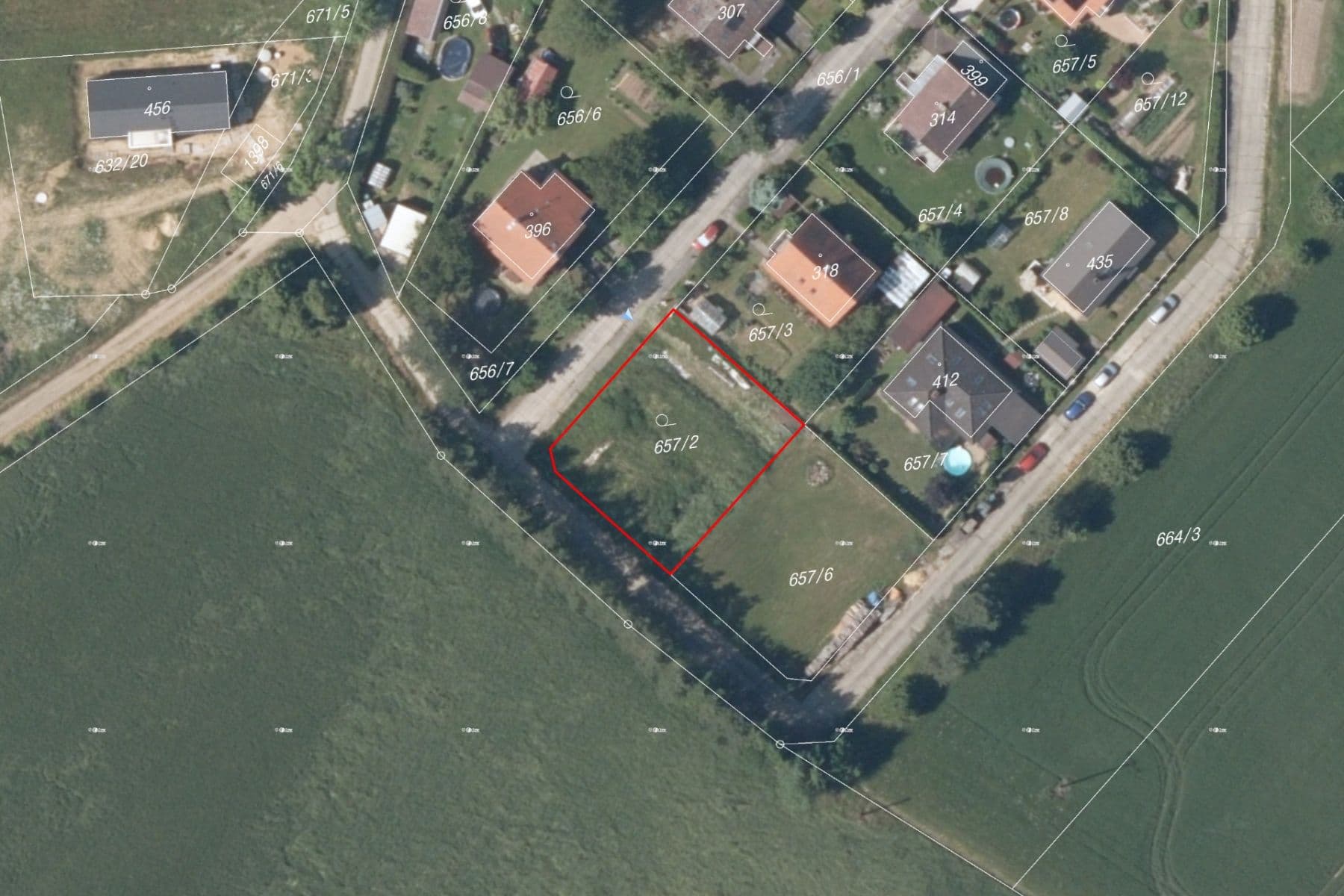 Predaj pozemku 593 m², Skryje, Středočeský kraj Predaj pozemku 593 m², Skryje, Středočeský kraj
