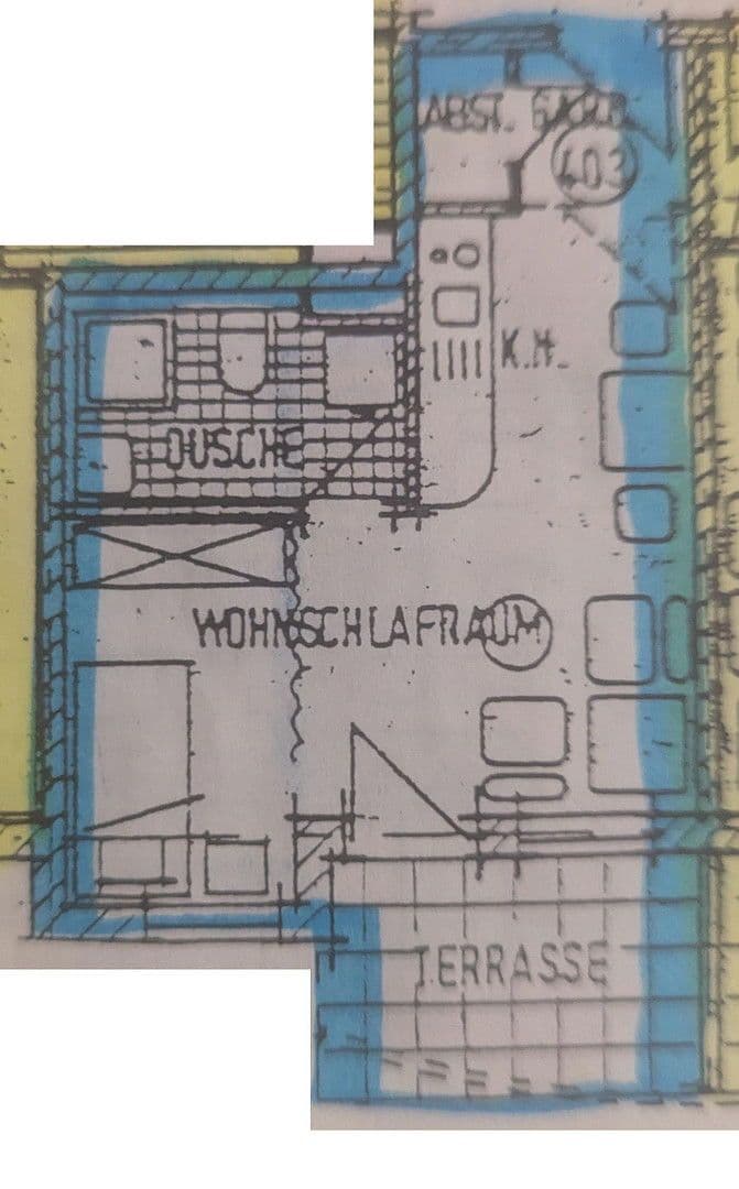 Prenájom bytu 1-izbový 31 m², Müllheim im Markgräflerland, Bádensko-Wurttembersko Prenájom bytu 1-izbový 31 m², Müllheim im Markgräflerland, Bádensko-Wurttembersko