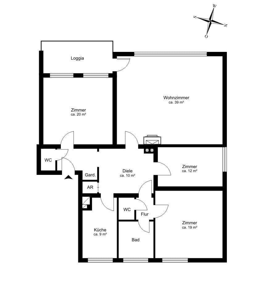 Predaj bytu 4-izbový 126 m², Hamburg, Hamburg Predaj bytu 4-izbový 126 m², Hamburg, Hamburg