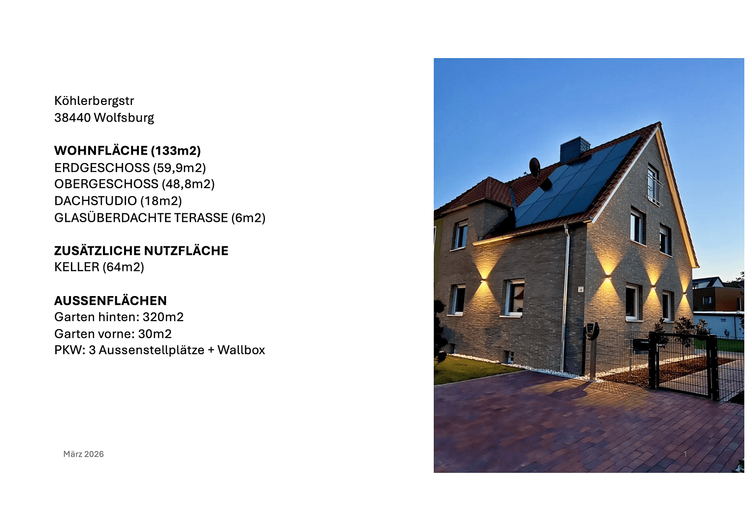 Prenájom domu 133 m², pozemek 591 m², Wolfsburg, Dolné Sasko Prenájom domu 133 m², pozemek 591 m², Wolfsburg, Dolné Sasko