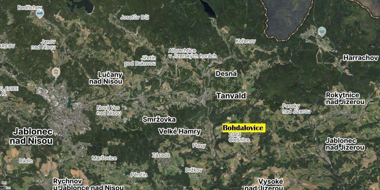 Predaj rekreačného objektu 100 m², pozemek 1.600 m², Velké Hamry, Liberecký kraj Predaj rekreačného objektu 100 m², pozemek 1.600 m², Velké Hamry, Liberecký kraj