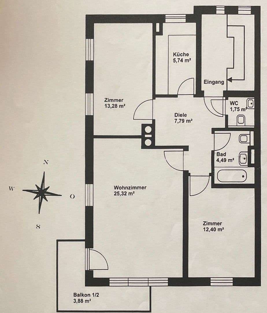 Prenájom bytu 3-izbový 75 m², München, Bavorsko Prenájom bytu 3-izbový 75 m², München, Bavorsko
