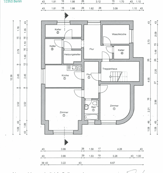 Prenájom bytu 25 m², Rhenser Weg 12, Berlin, Berlín Prenájom bytu 25 m², Rhenser Weg 12, Berlin, Berlín