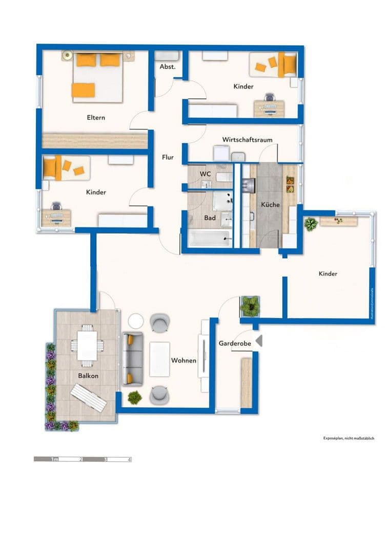 Predaj bytu 5-izbový 124 m², Kastenackerweg 10, Esslingen am Neckar, Bádensko-Wurttembersko Predaj bytu 5-izbový 124 m², Kastenackerweg 10, Esslingen am Neckar, Bádensko-Wurttembersko
