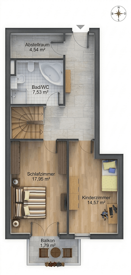 Prenájom bytu 3-izbový 104 m², Dorfen, Bavorsko Prenájom bytu 3-izbový 104 m², Dorfen, Bavorsko