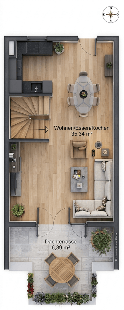 Prenájom bytu 3-izbový 104 m², Dorfen, Bavorsko Prenájom bytu 3-izbový 104 m², Dorfen, Bavorsko
