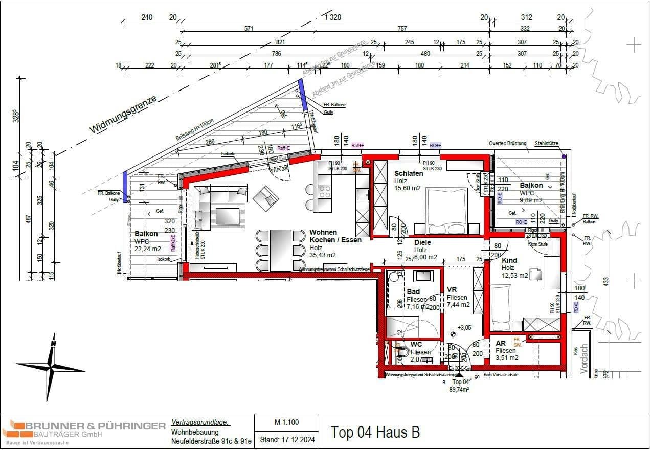 Predaj bytu 3-izbový 90 m², Neufelderstraße 91e, Linz, Horné Rakúsko Predaj bytu 3-izbový 90 m², Neufelderstraße 91e, Linz, Horné Rakúsko
