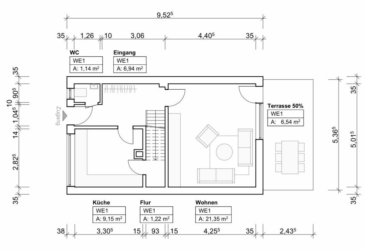 Predaj domu 110 m², pozemek 174 m², Veldener Str. 116, München, Bavorsko Predaj domu 110 m², pozemek 174 m², Veldener Str. 116, München, Bavorsko