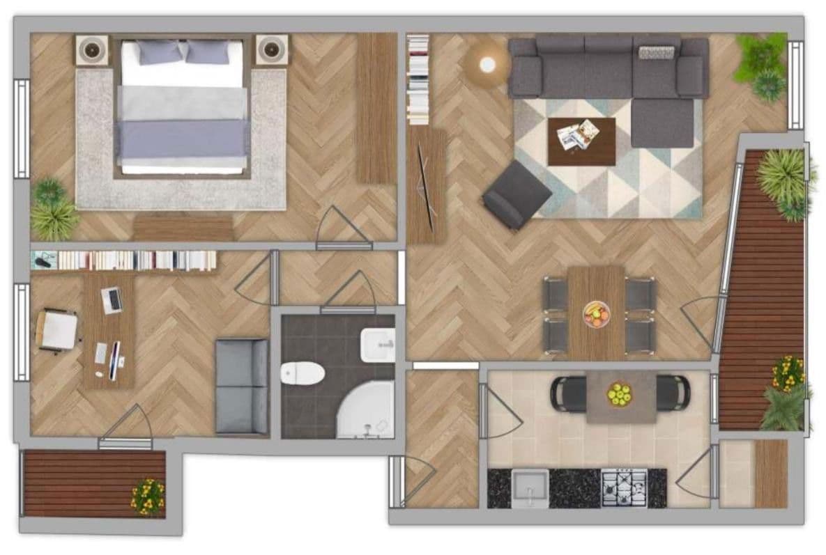 Prenájom bytu 4-izbový 86 m², Landwehrstraße 49, Bremen, Brémy Prenájom bytu 4-izbový 86 m², Landwehrstraße 49, Bremen, Brémy