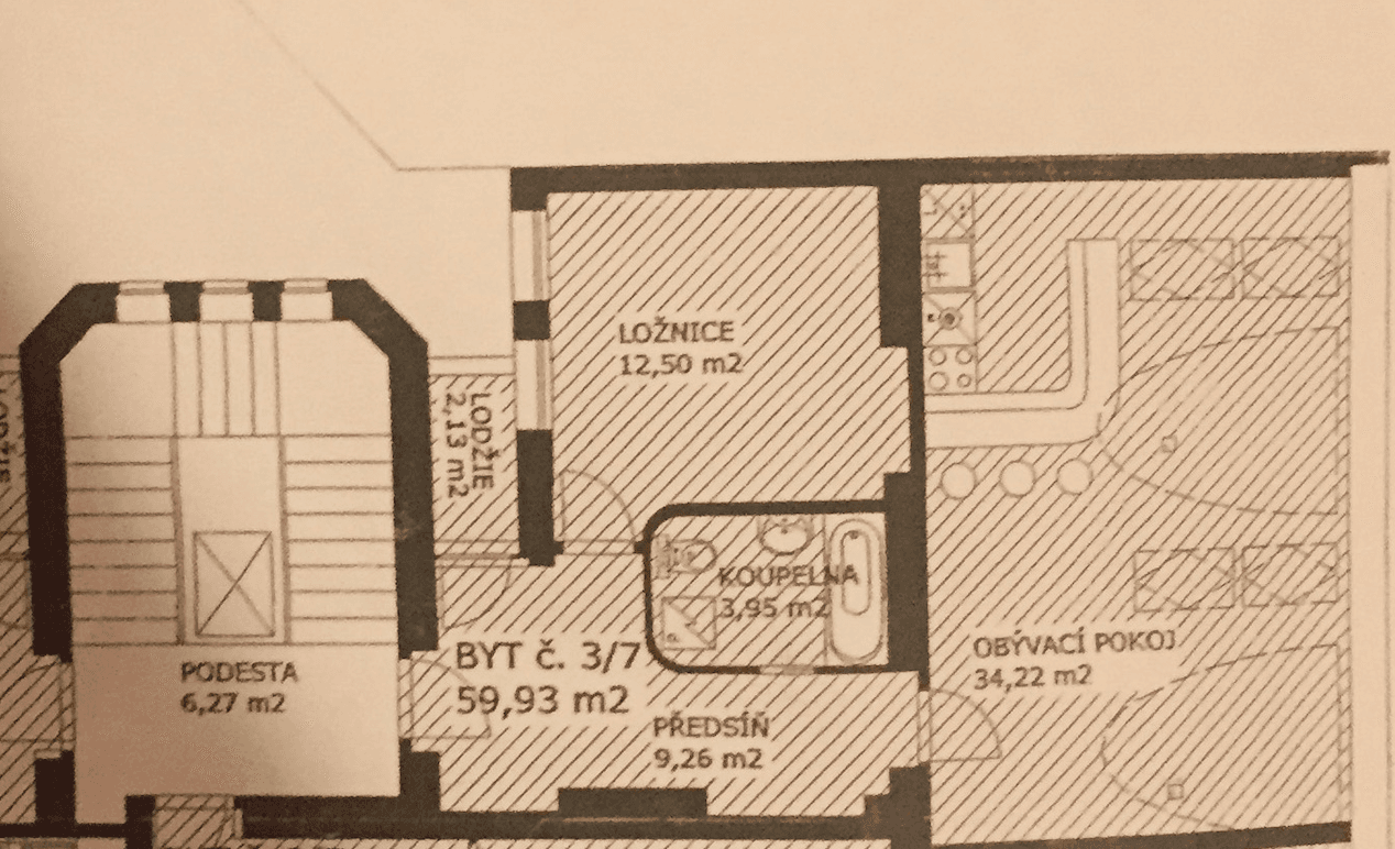 Prenájom bytu 2-izbový 60 m², Farského, Praha, Praha Prenájom bytu 2-izbový 60 m², Farského, Praha, Praha