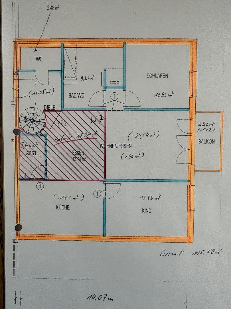 Prenájom bytu 4-izbový 116 m², Hanfelder Str. 7a, Oberbrunn, Bavorsko Prenájom bytu 4-izbový 116 m², Hanfelder Str. 7a, Oberbrunn, Bavorsko