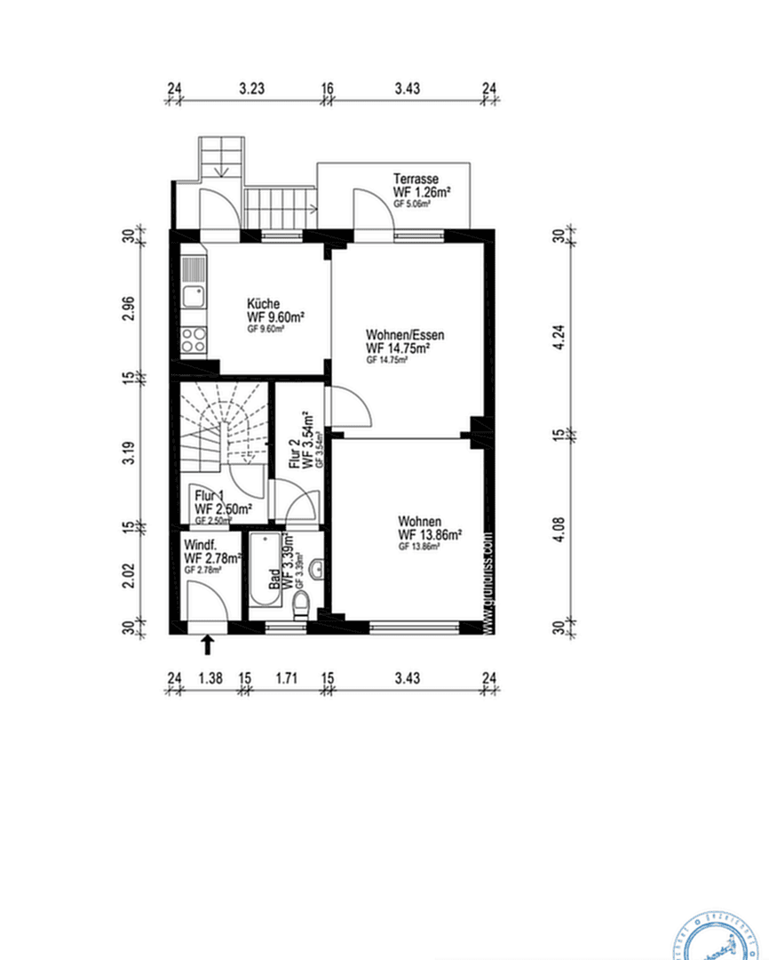 Predaj domu 144 m², pozemek 319 m², Bremerhaven, Brémy Predaj domu 144 m², pozemek 319 m², Bremerhaven, Brémy