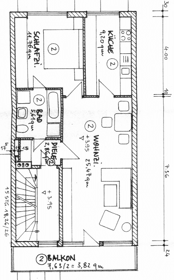 Predaj bytu 2-izbový 60 m², Margaretenstr., 46a, Krailling, Bavorsko Predaj bytu 2-izbový 60 m², Margaretenstr., 46a, Krailling, Bavorsko