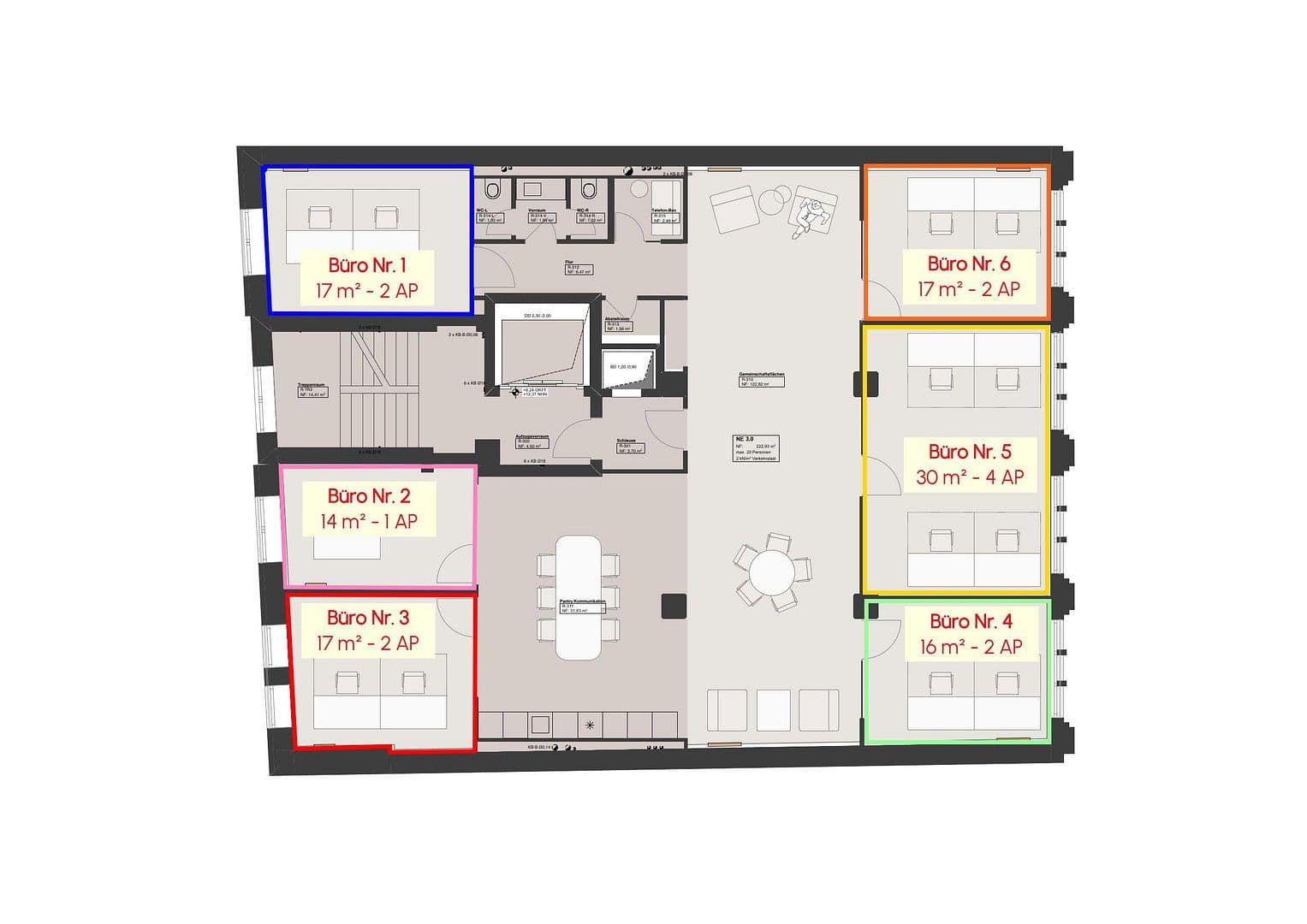 Prenájom kancelárie 225 m², Haßstraße 13/15, Kiel, Šlezvicko-Holštajnsko Prenájom kancelárie 225 m², Haßstraße 13/15, Kiel, Šlezvicko-Holštajnsko
