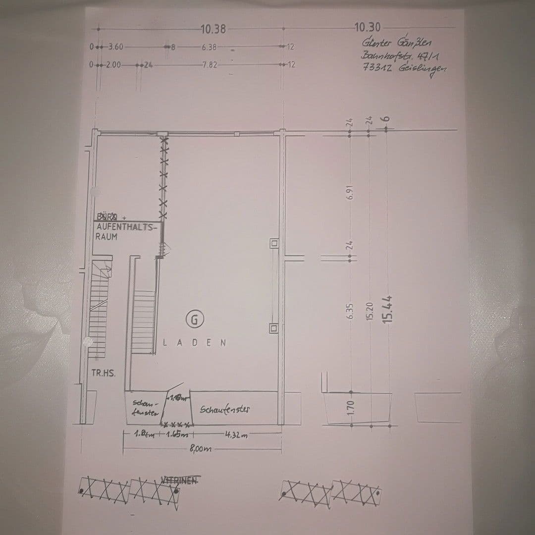 Prenájom nebytového priestoru 180 m², Bahnhofstr.47/1, Geislingen an der Steige, Bádensko-Wurttembersko Prenájom nebytového priestoru 180 m², Bahnhofstr.47/1, Geislingen an der Steige, Bádensko-Wurttembersko