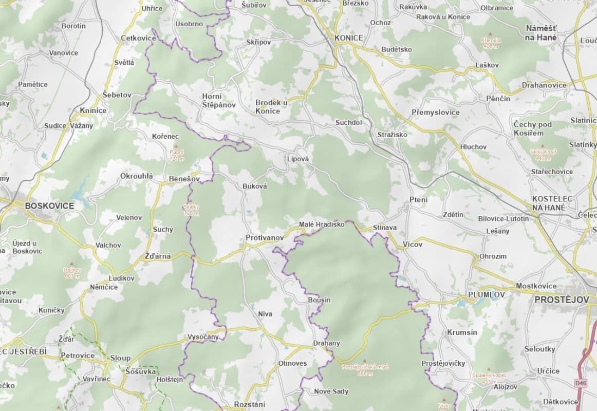 Predaj pozemku 12.826 m², Buková, Olomoucký kraj Predaj pozemku 12.826 m², Buková, Olomoucký kraj