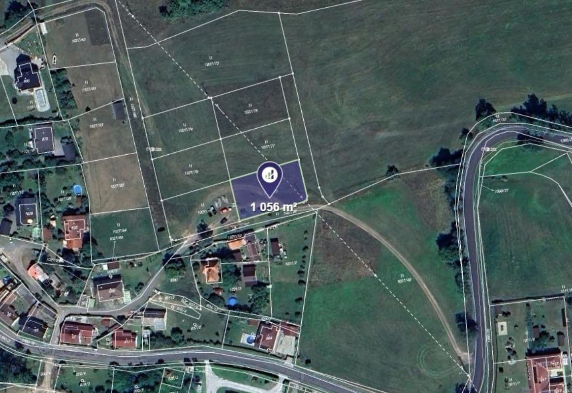 Predaj pozemku 1.056 m², Kamýk nad Vltavou, Středočeský kraj Predaj pozemku 1.056 m², Kamýk nad Vltavou, Středočeský kraj