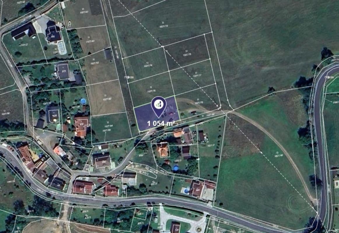 Predaj pozemku 1.054 m², Kamýk nad Vltavou, Středočeský kraj Predaj pozemku 1.054 m², Kamýk nad Vltavou, Středočeský kraj