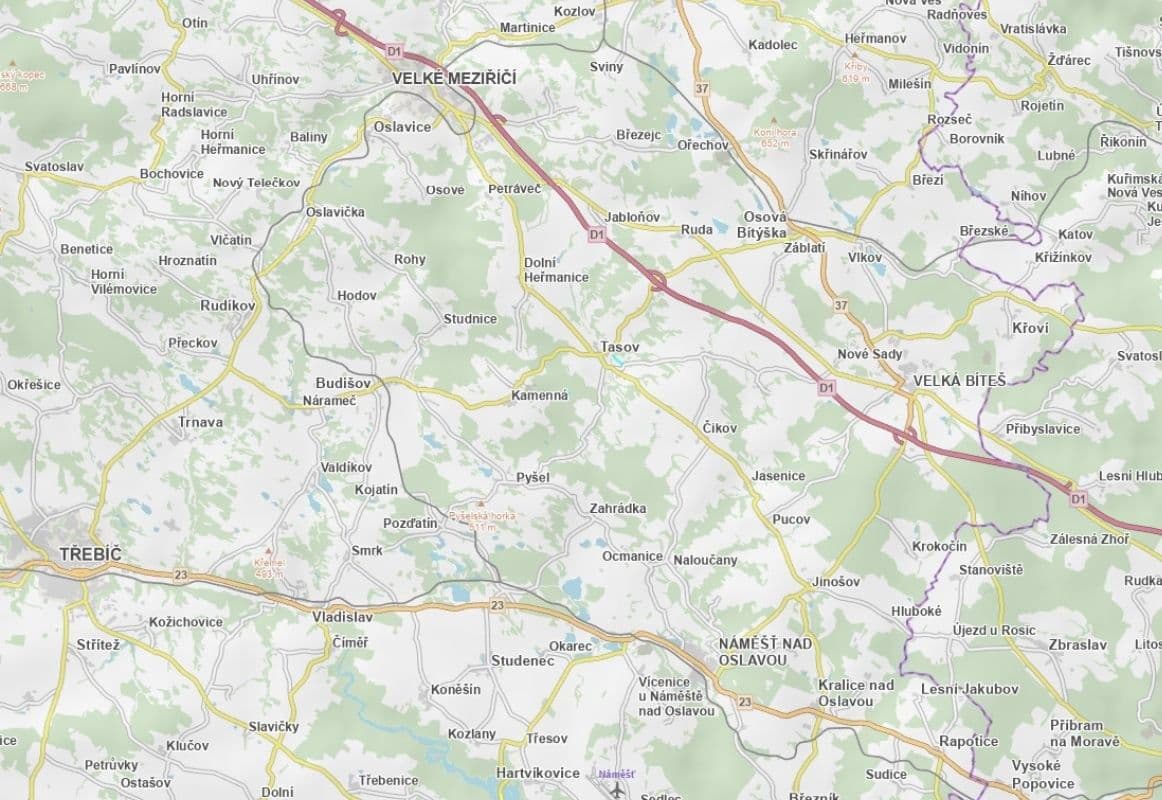 Predaj pozemku 23.969 m², Tasov, Kraj Vysočina Predaj pozemku 23.969 m², Tasov, Kraj Vysočina