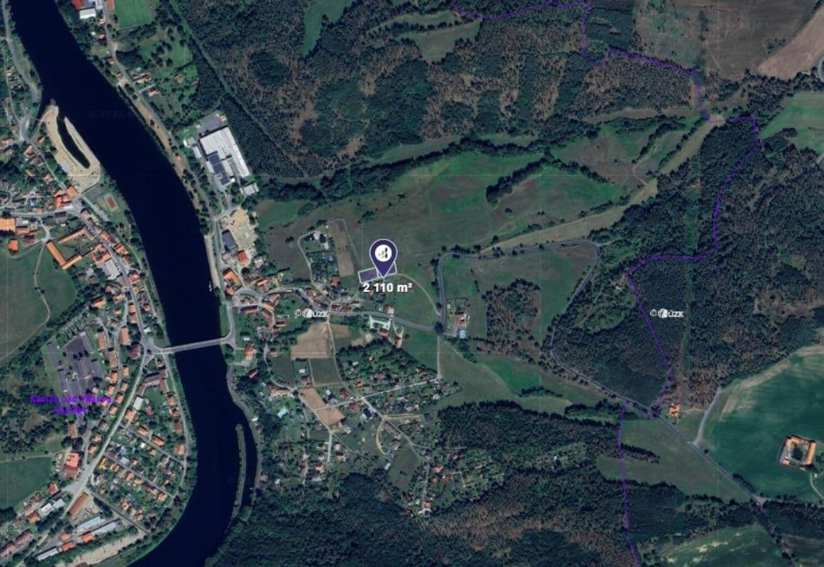Predaj pozemku 2.110 m², Kamýk nad Vltavou, Středočeský kraj Predaj pozemku 2.110 m², Kamýk nad Vltavou, Středočeský kraj