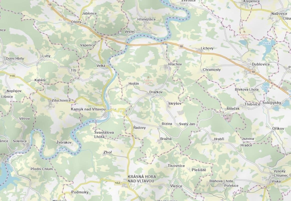 Predaj pozemku 2.110 m², Kamýk nad Vltavou, Středočeský kraj Predaj pozemku 2.110 m², Kamýk nad Vltavou, Středočeský kraj