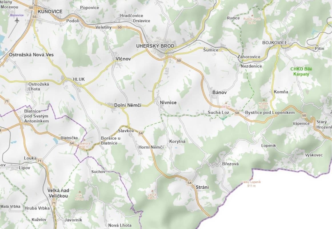 Predaj pozemku 2.086 m², Korytná, Zlínský kraj Predaj pozemku 2.086 m², Korytná, Zlínský kraj