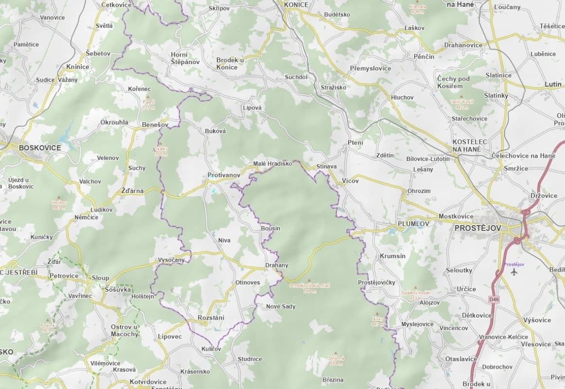 Predaj pozemku 7.868 m², Protivanov, Olomoucký kraj Predaj pozemku 7.868 m², Protivanov, Olomoucký kraj