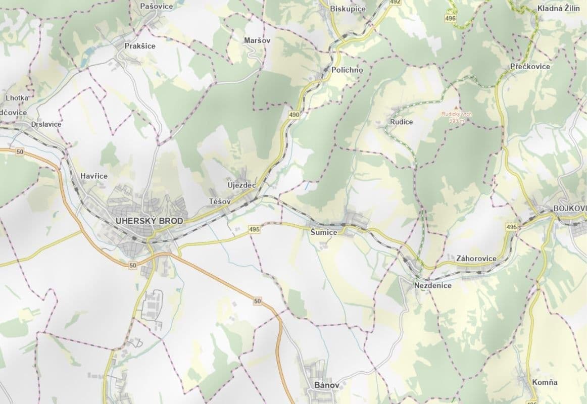 Predaj pozemku 971 m², Šumice, Zlínský kraj Predaj pozemku 971 m², Šumice, Zlínský kraj