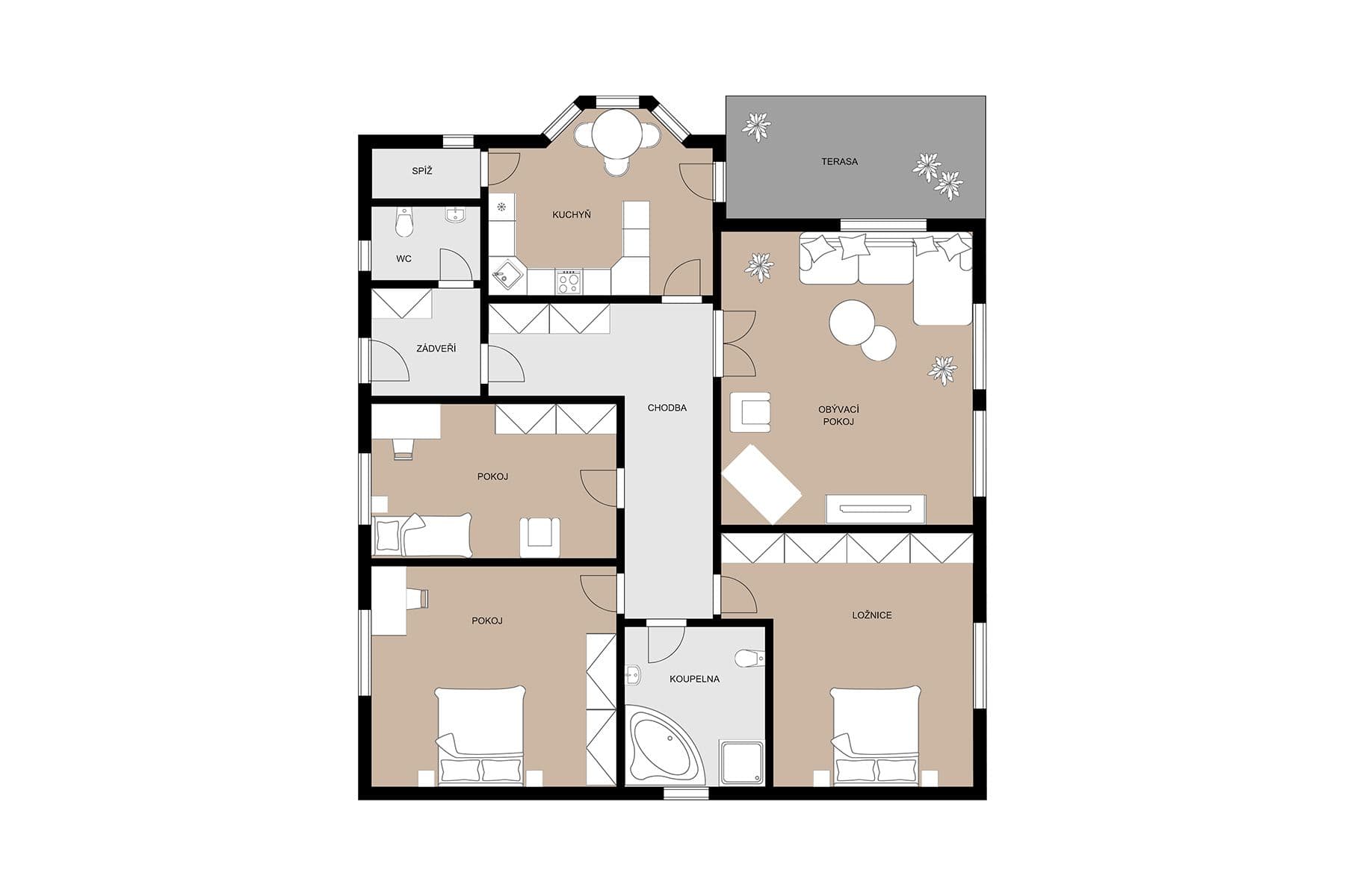Predaj domu 113 m², pozemok 872 m², Ve Stráni, Chomutov, Ústecký kraj Predaj domu 113 m², pozemok 872 m², Ve Stráni, Chomutov, Ústecký kraj
