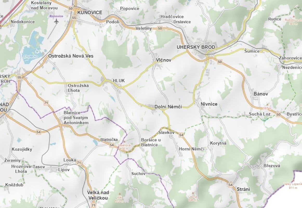 Predaj pozemku 553 m², Dolní Němčí, Zlínský kraj Predaj pozemku 553 m², Dolní Němčí, Zlínský kraj