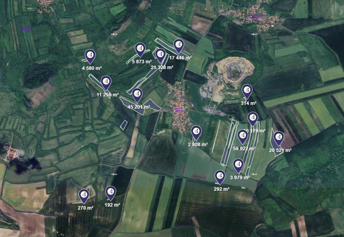 Predaj pozemku 204.161 m², Chraberce, Ústecký kraj Predaj pozemku 204.161 m², Chraberce, Ústecký kraj