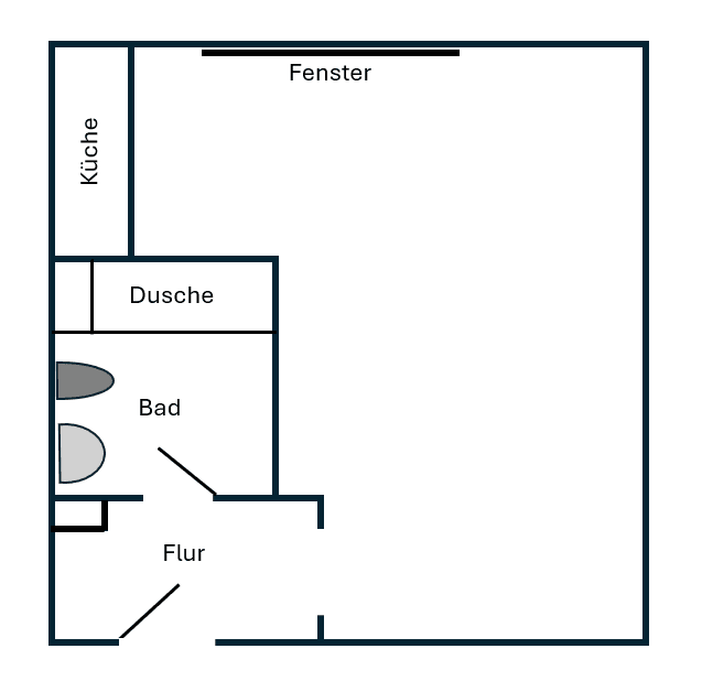 Prenájom bytu 1-izbový 26 m², Benzweg 4, Hannover, Dolné Sasko Prenájom bytu 1-izbový 26 m², Benzweg 4, Hannover, Dolné Sasko