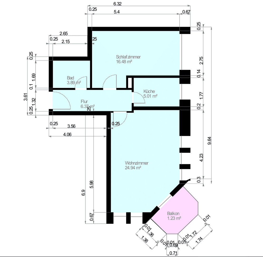 Prenájom bytu 2-izbový 60 m², Altendorfer Straße 364, Essen, Severné Porýnie - Westfálsko Prenájom bytu 2-izbový 60 m², Altendorfer Straße 364, Essen, Severné Porýnie - Westfálsko