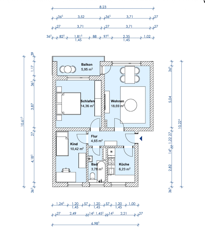 Prenájom bytu 3-izbový 65 m², Coesfelder Str. 20, Dülmen, Severné Porýnie - Westfálsko Prenájom bytu 3-izbový 65 m², Coesfelder Str. 20, Dülmen, Severné Porýnie - Westfálsko