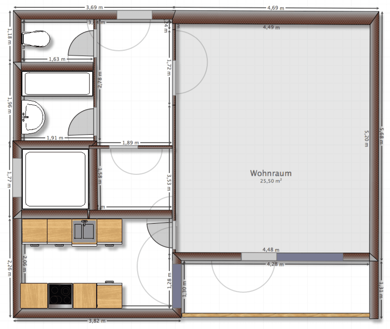 Prenájom bytu 1-izbový 40 m², Universumstrasse, Wien, 20. Bezirk, Brigittenau, Viedeň Prenájom bytu 1-izbový 40 m², Universumstrasse, Wien, 20. Bezirk, Brigittenau, Viedeň