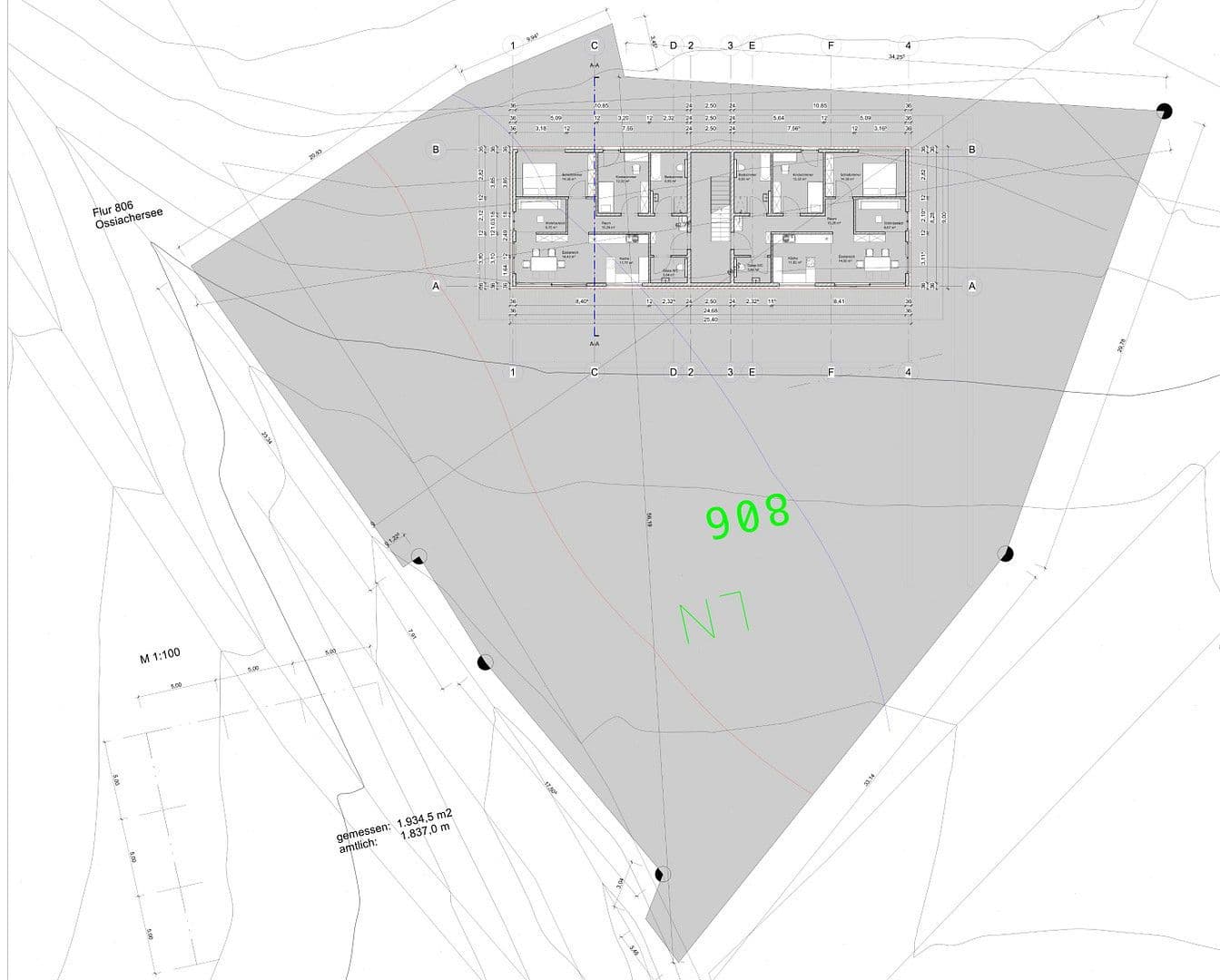 Predaj pozemku 1.837 m², Rappitsch 4, Ossiach, Korutánsko Predaj pozemku 1.837 m², Rappitsch 4, Ossiach, Korutánsko
