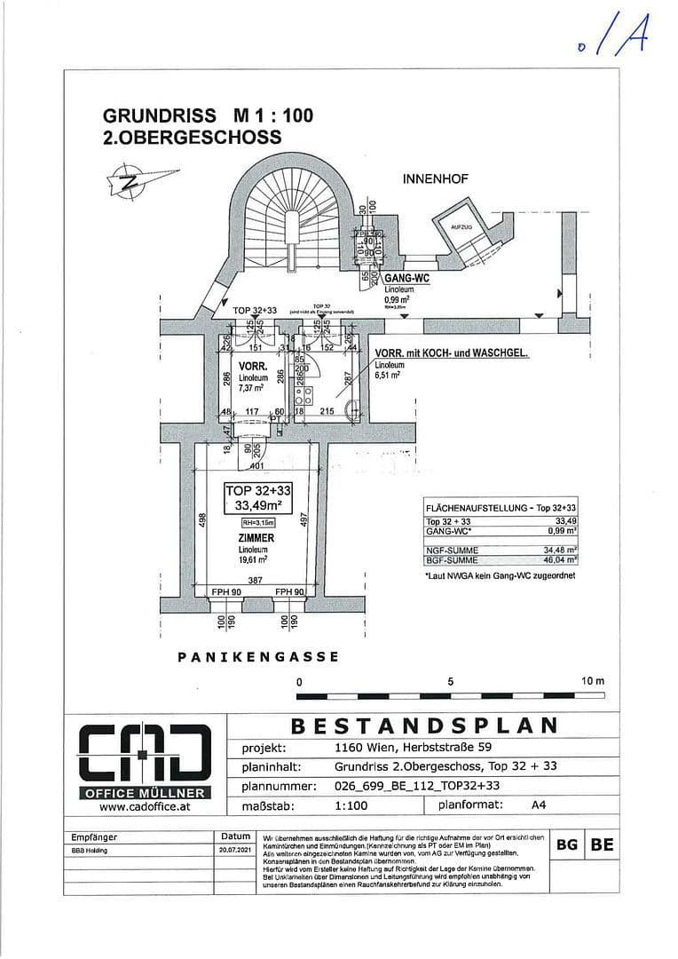 Predaj bytu 2-izbový 34 m², Herbststrasse 59, wien, Viedeň Predaj bytu 2-izbový 34 m², Herbststrasse 59, wien, Viedeň