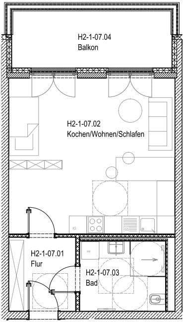Prenájom bytu 1-izbový 49 m², Regener Straße 63, Berlin, Berlín Prenájom bytu 1-izbový 49 m², Regener Straße 63, Berlin, Berlín