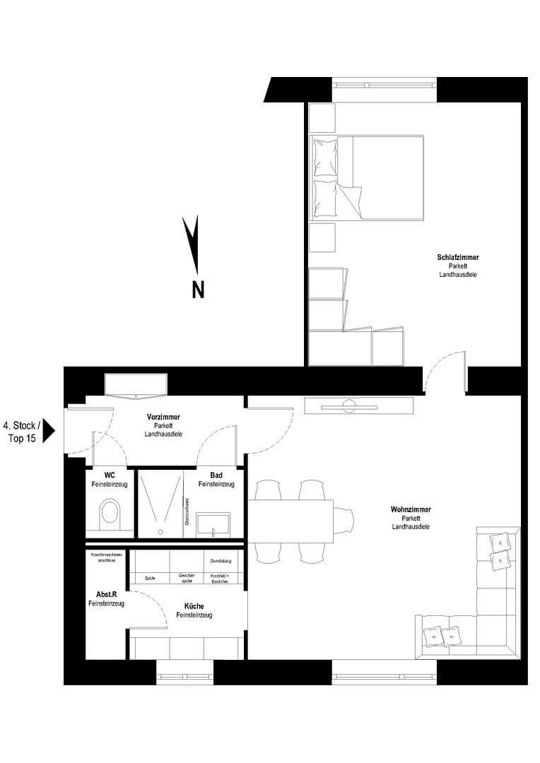 Predaj bytu 2-izbový 52 m², Arnethgasse 63, Wien, Viedeň Predaj bytu 2-izbový 52 m², Arnethgasse 63, Wien, Viedeň