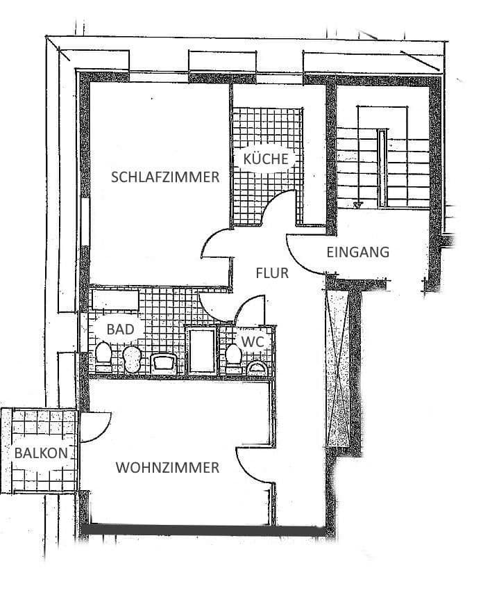 Prenájom bytu 2-izbový 70 m², Hamburg, Hamburg Prenájom bytu 2-izbový 70 m², Hamburg, Hamburg