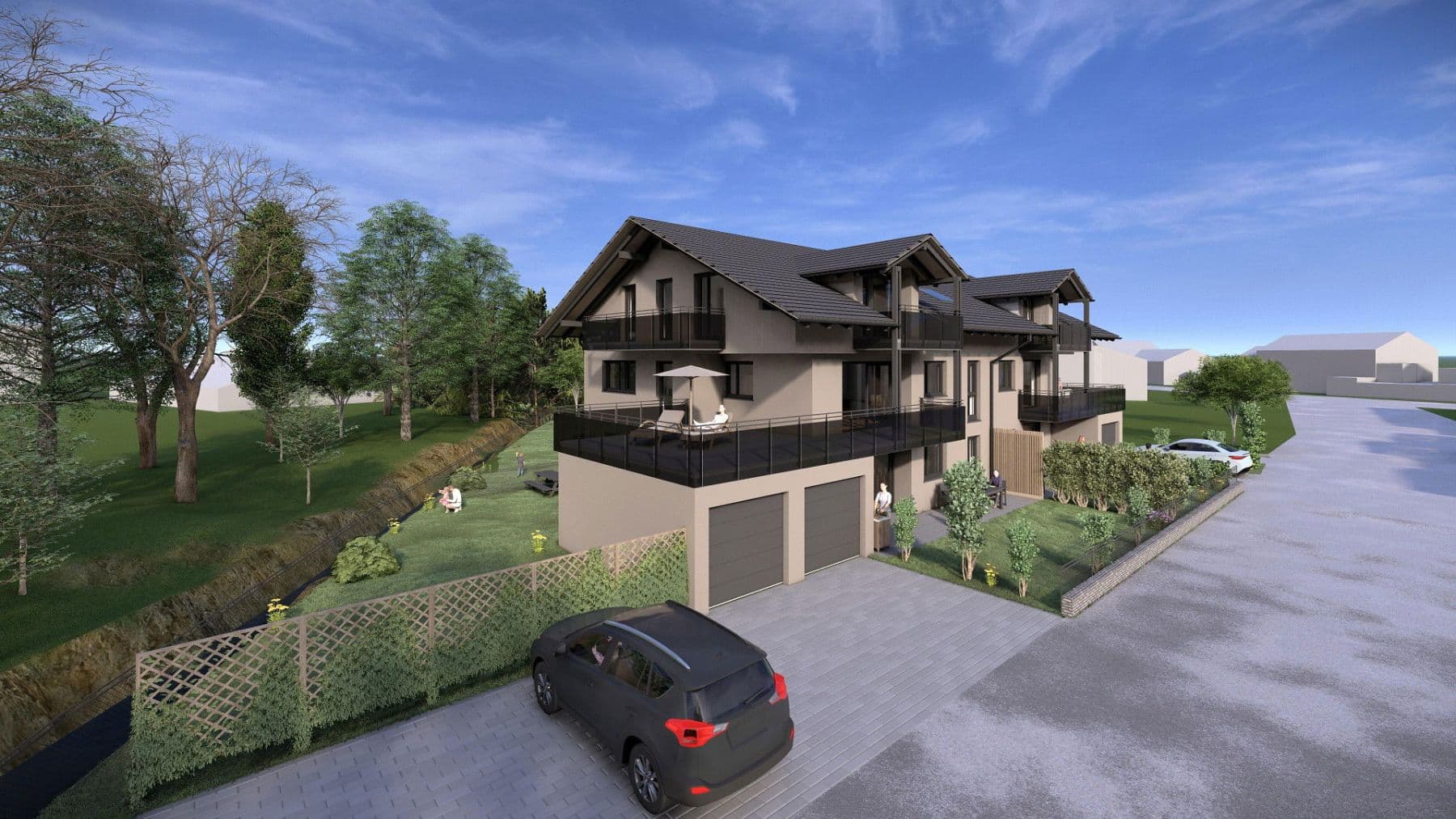 Predaj bytu 4-izbový 107 m², Holzstraße 4, Raubling, Bavorsko Predaj bytu 4-izbový 107 m², Holzstraße 4, Raubling, Bavorsko