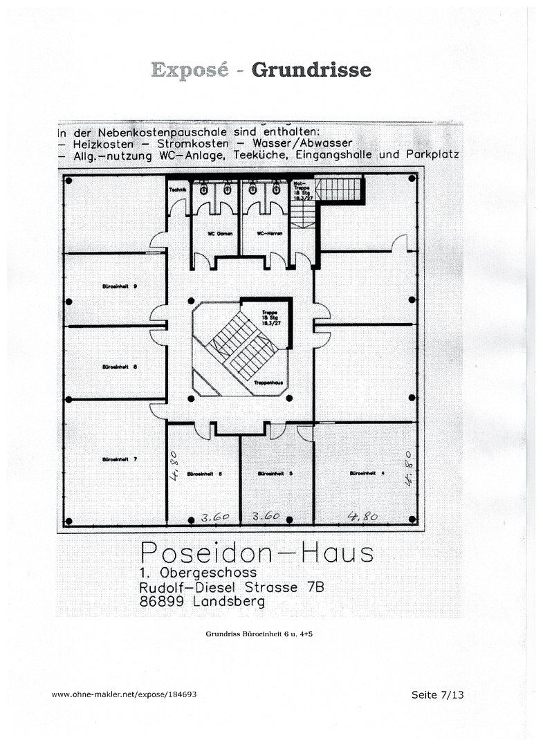 Prenájom kancelárie 22 m², Rudolf Diesel Strasse 7b, Landsberg, Bavorsko Prenájom kancelárie 22 m², Rudolf Diesel Strasse 7b, Landsberg, Bavorsko