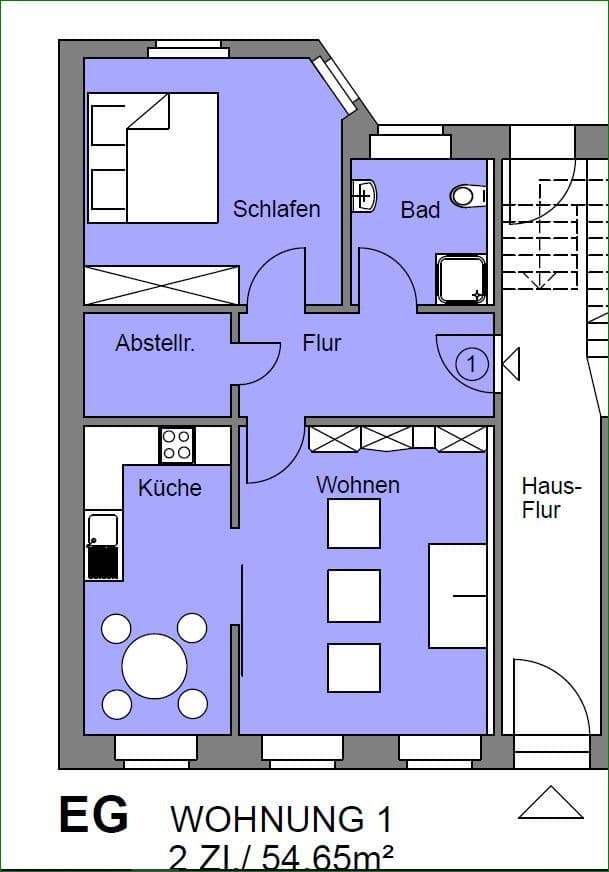 Prenájom bytu 2-izbový 55 m², Karl-Schmidt-Str. 47, Magdeburg, Sasko-Anhaltsko Prenájom bytu 2-izbový 55 m², Karl-Schmidt-Str. 47, Magdeburg, Sasko-Anhaltsko