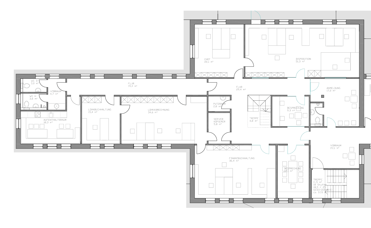 Prenájom kancelárie 258 m², Südbrookmerland, Dolné Sasko Prenájom kancelárie 258 m², Südbrookmerland, Dolné Sasko