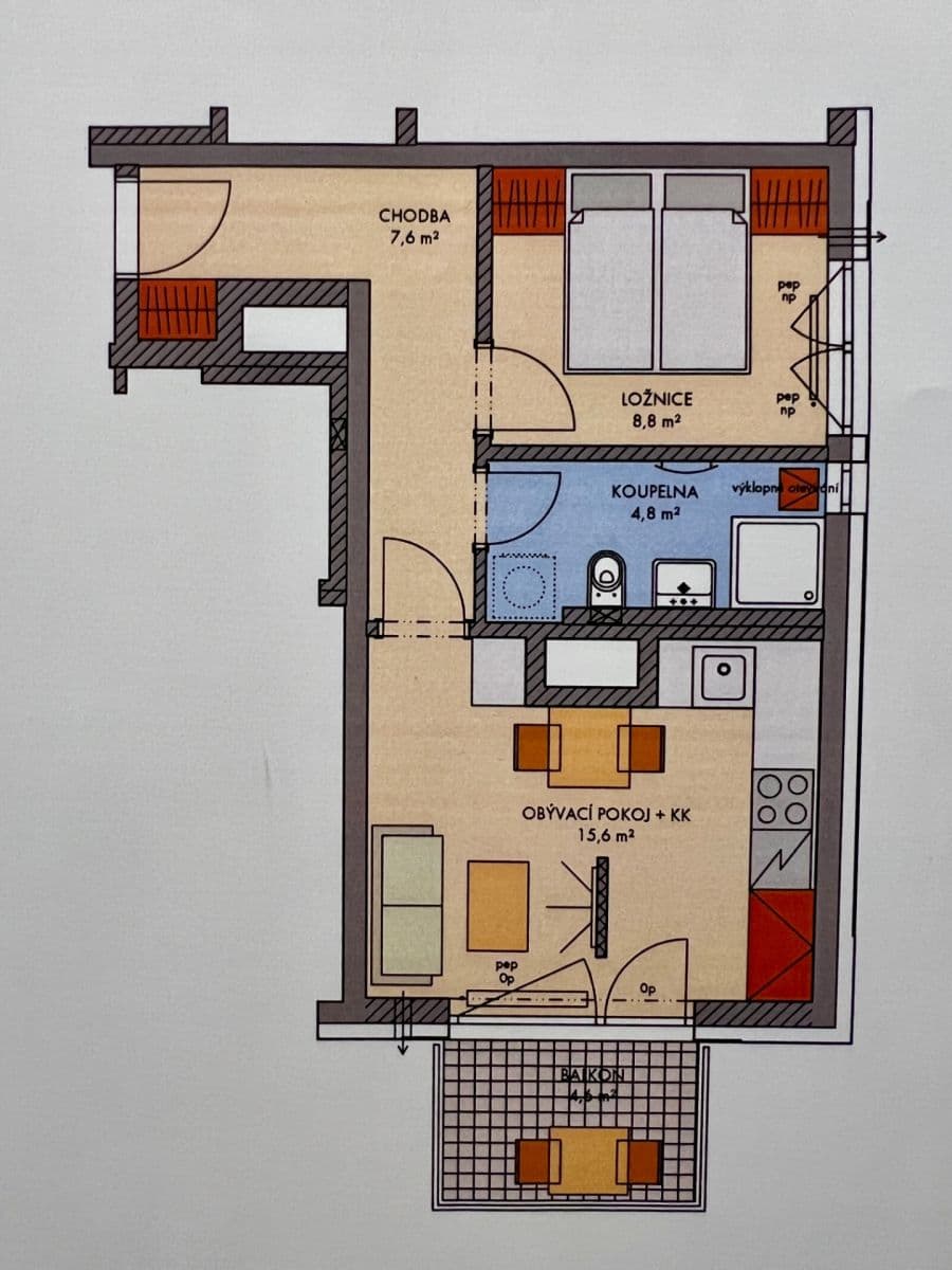 Prenájom bytu 2-izbový 40 m², Nádražní, Kralupy nad Vltavou, Středočeský kraj Prenájom bytu 2-izbový 40 m², Nádražní, Kralupy nad Vltavou, Středočeský kraj